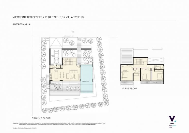 ViewPoint Hills Plot 1241 - 1B Villa 3 Bedroom Villas For Sale in Peyia