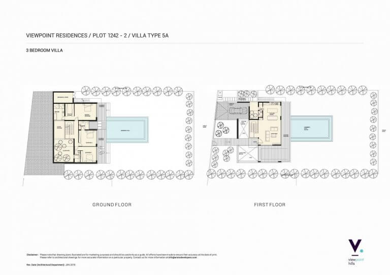 ViewPoint Hills Plot 1242 - 3 Bedroom Villas For Sale in Peyia