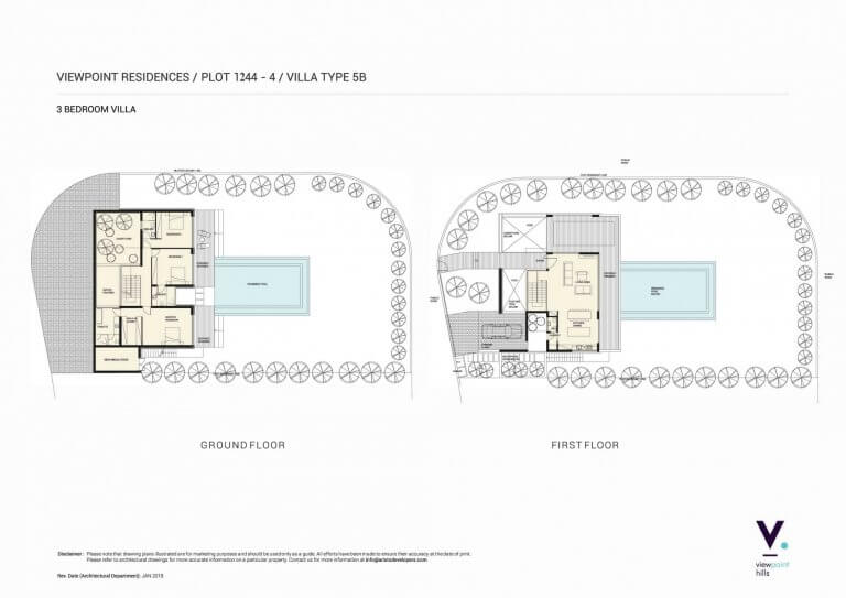 ViewPoint Hills Plot 1244 - 3 Bedroom Villas For Sale in Peyia