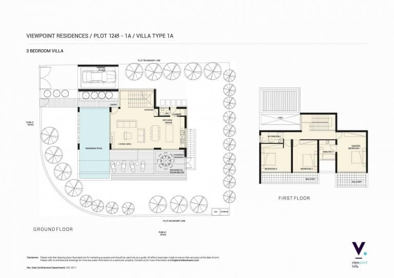 ViewPoint Hills Plot 1245 - 1A Villa 3 Bedroom Villas For Sale in Peyia