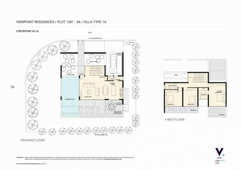 ViewPoint Hills Plot 1247 - 3A Villa - 3 Bedroom Villas For Sale in Peyia