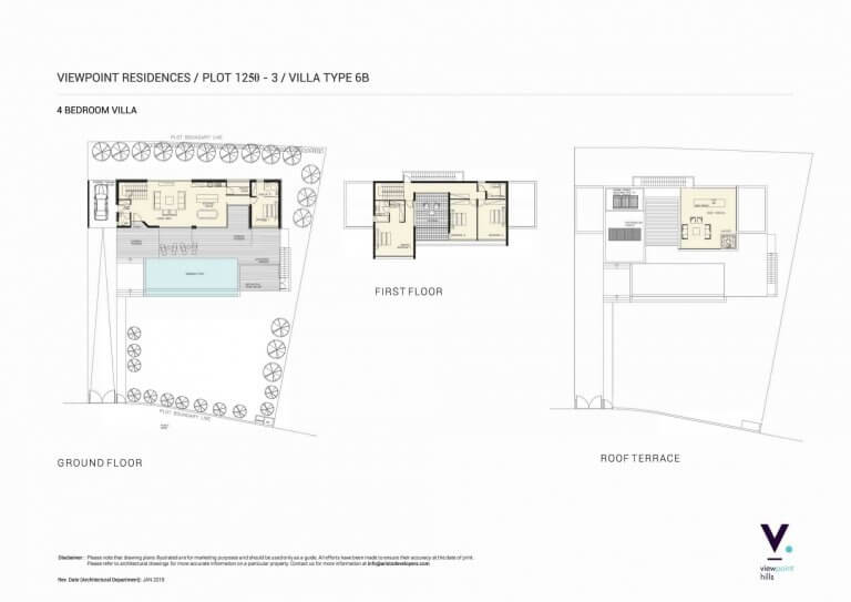 ViewPoint Hills Plot 1250 - 4 Bedroom Villas For Sale in Peyia