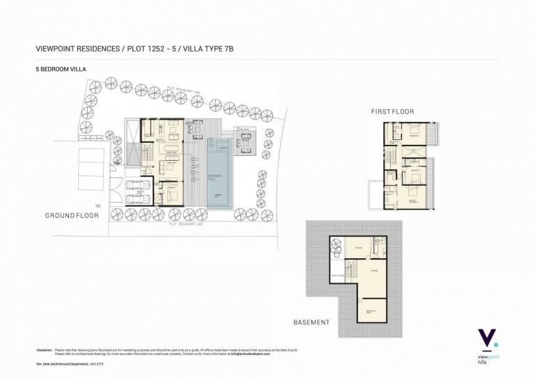 ViewPoint Hills Plot 1252 - Villa 5 - 5 Bedroom Villas For Sale in Peyia