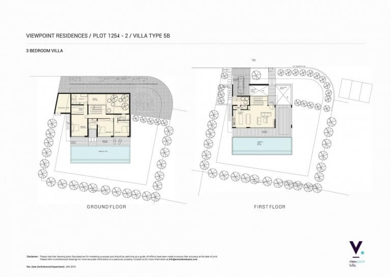 ViewPoint Hills Plot 1254 - 3 Bedroom Villas For Sale in Peyia