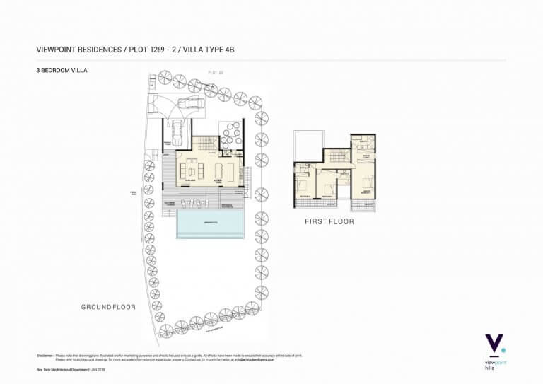 ViewPoint Hills Plot 1269 - 3 Bedroom Villas For Sale in Peyia