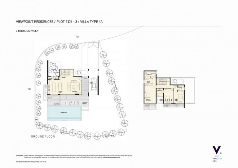 ViewPoint Hills Plot 1270 - 3 Bedroom Villas For Sale in Peyia