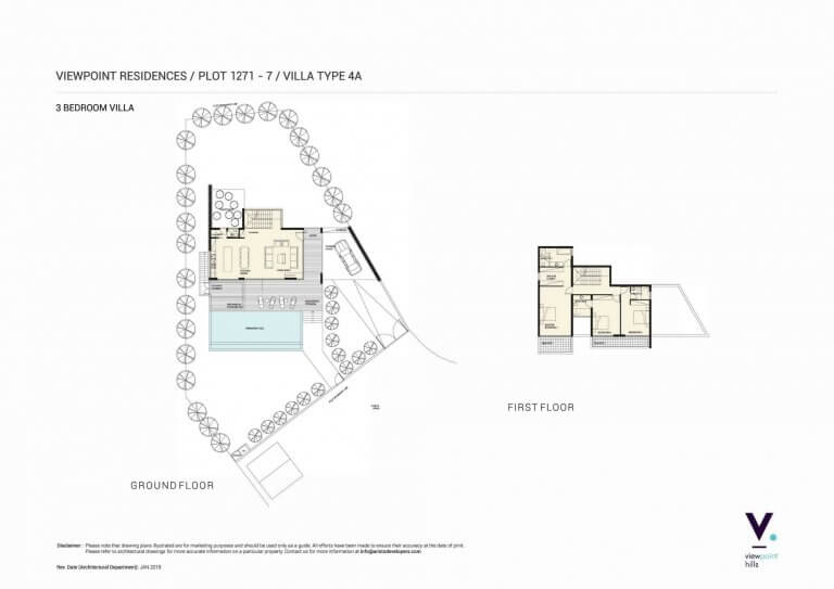 ViewPoint Hills Plot 1271 - 3 Bedroom Villas For Sale in Peyia