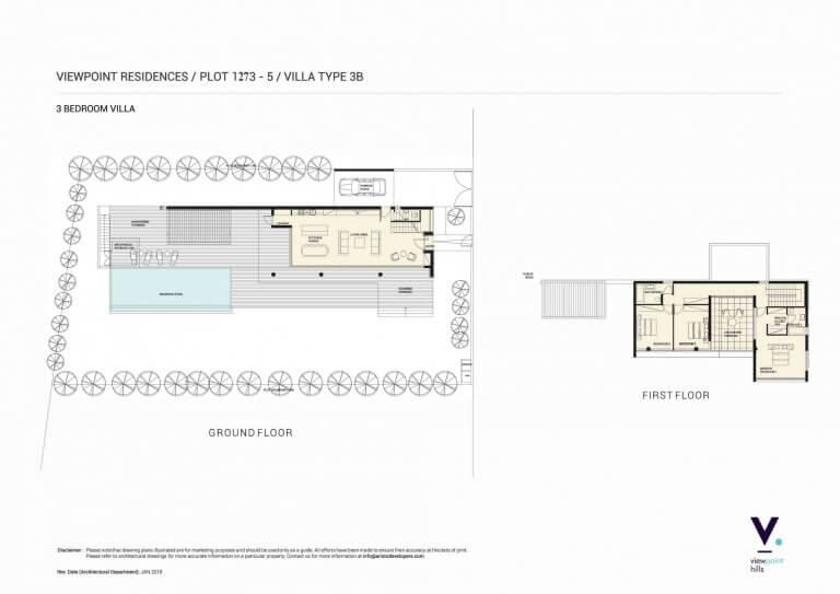 ViewPoint Hills Plot 1273 - 3 Bedroom Villas For Sale in Peyia