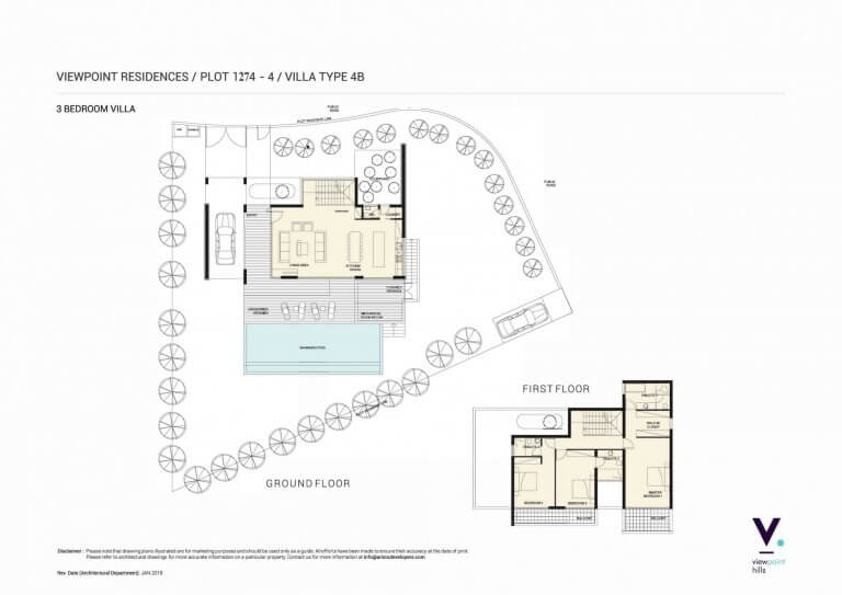 ViewPoint Hills Plot 1274 - 3 Bedroom Villas For Sale in Peyia