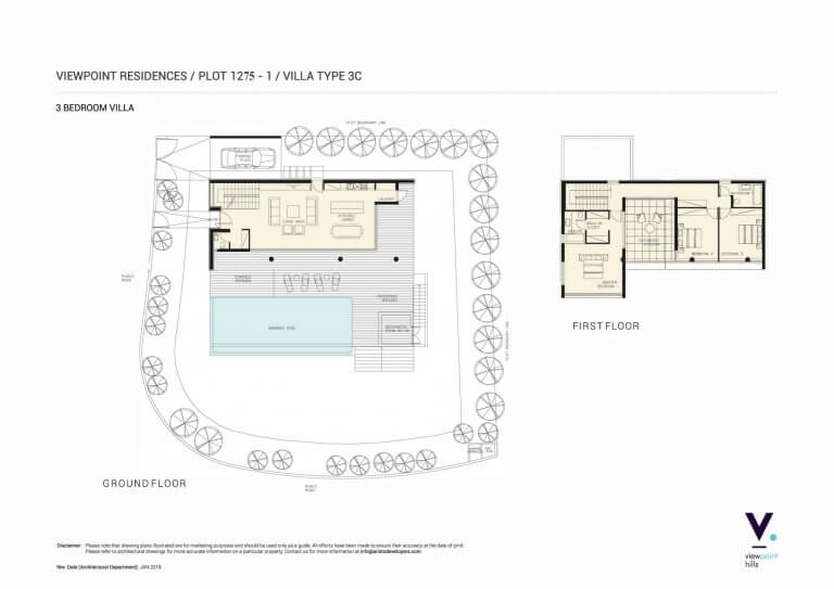 ViewPoint Hills Plot 1275 - 3 Bedroom Villas For Sale in Peyia