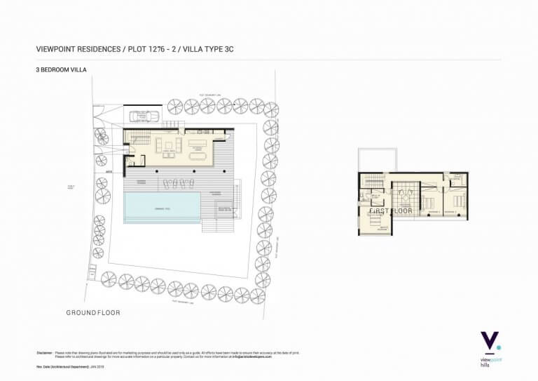 ViewPoint Hills Plot 1276 - 3 Bedroom Villas For Sale in Peyia