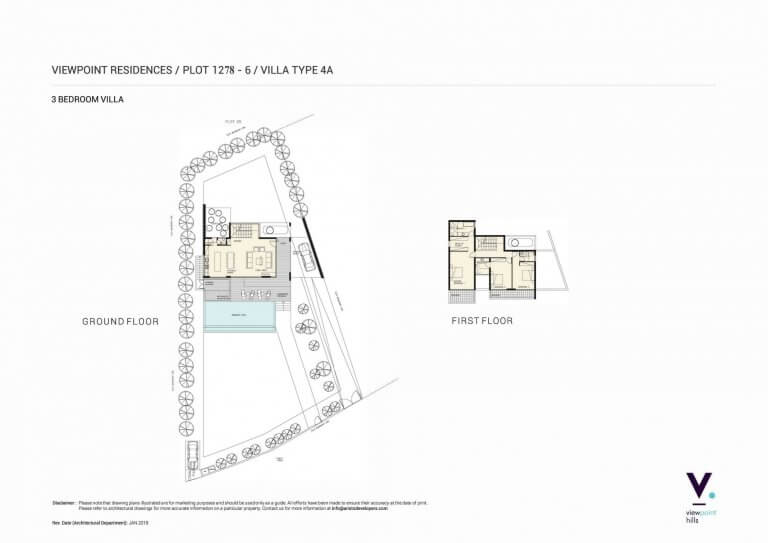 ViewPoint Hills Plot 1278 - 3 Bedroom Villas For Sale in Peyia