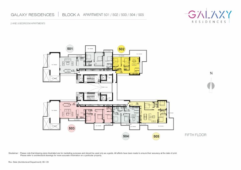 Galaxy Residences BLOCK A -5th FLOOR