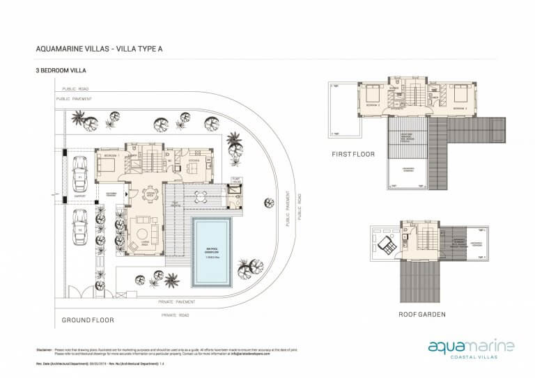 AQUAMARINE FLOOR PLANS TYPE-A---3BRM