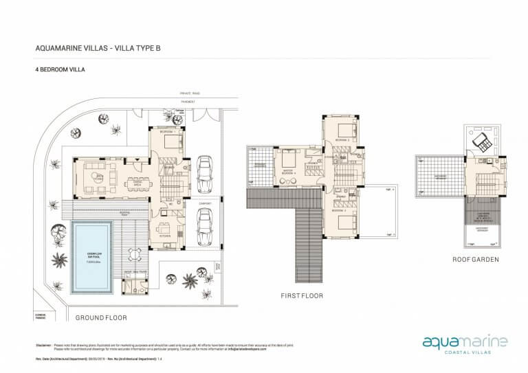 AQUAMARINE FLOOR PLANS Type-B--4BRM