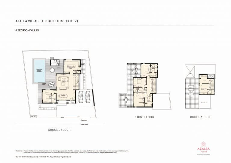 Azalea Residences Villa No.21 - Floor Plans