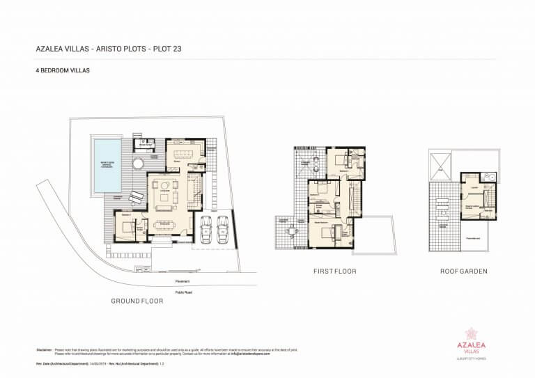 Azalea Residences Villa No.23 - Floor Plans