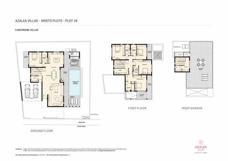 Azalea Residences Villa No.24- Floor Plans