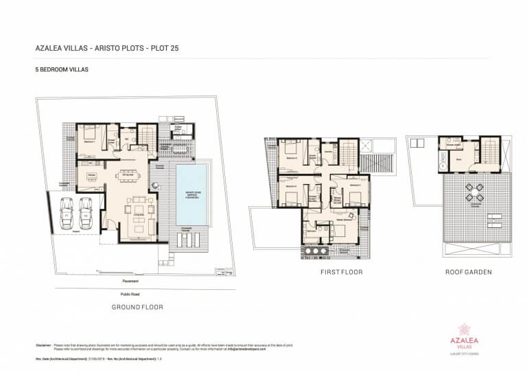 Azalea Residences Villa No.25- Floor Plans