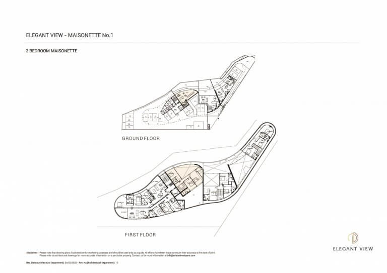 Elegant View Maisonette 1 (Floor Plans)