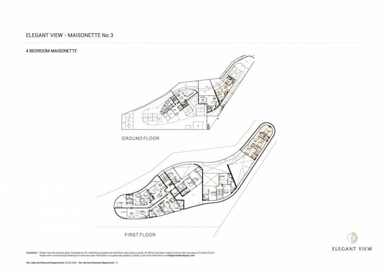 Elegant View Maisonette 3 (Floor Plans)