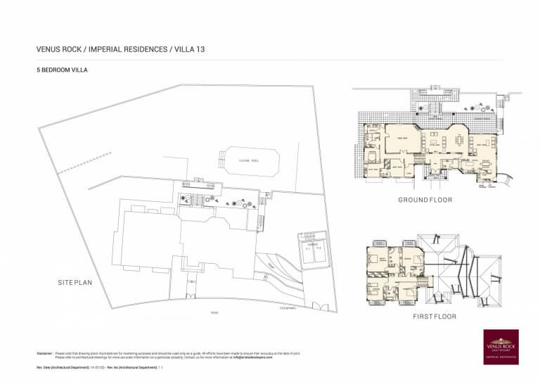 Imperial Residences V13 - 5 Bedroom Villa For Sale in Venus Rock, Cyprus