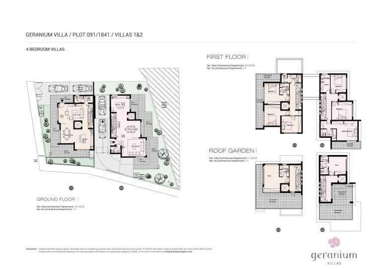 Geranium Villas Plot 91 - 4 Bedroom Villas For Sale in Paphos