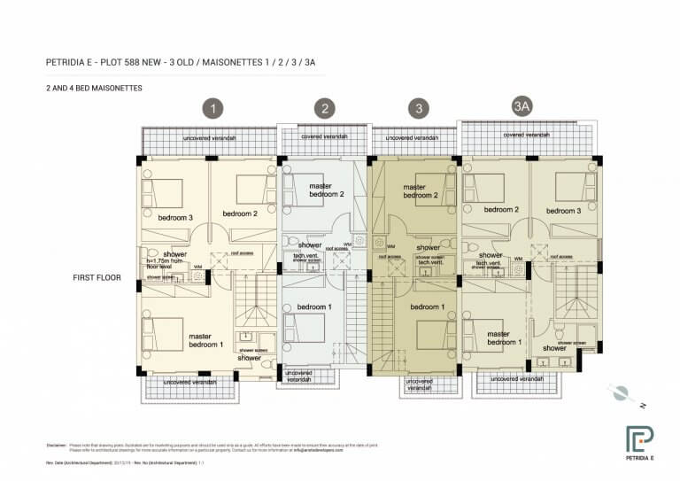 Petridia E Maisonettes - Floor Plans