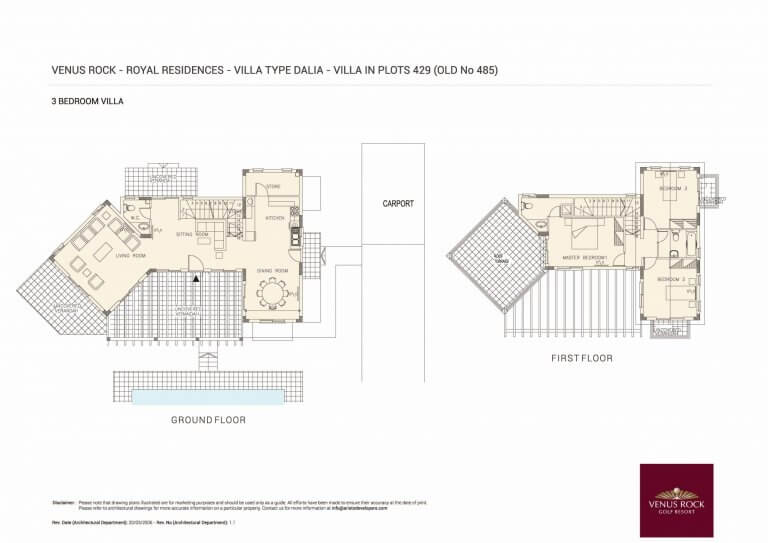 Royal Residences Villa 429 - 3 Bedroom Villa For Sale in Venus Rock, Cyprus