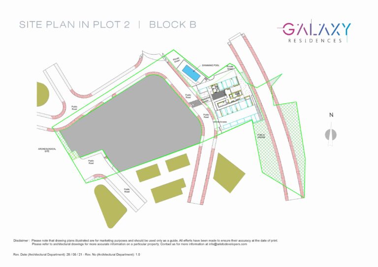 SITE PLAN BLOCK B EN