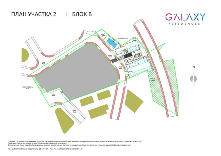 SITE PLAN BLOCK B RU