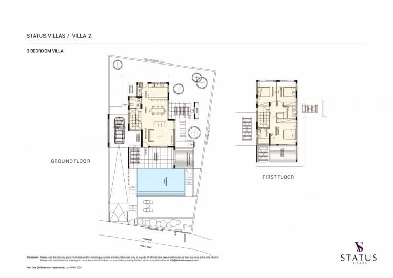 Status Villa N2 Floor Plans