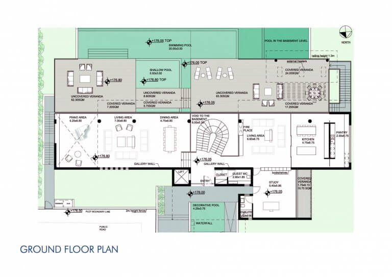 Villa Superior Ground Floor Plan